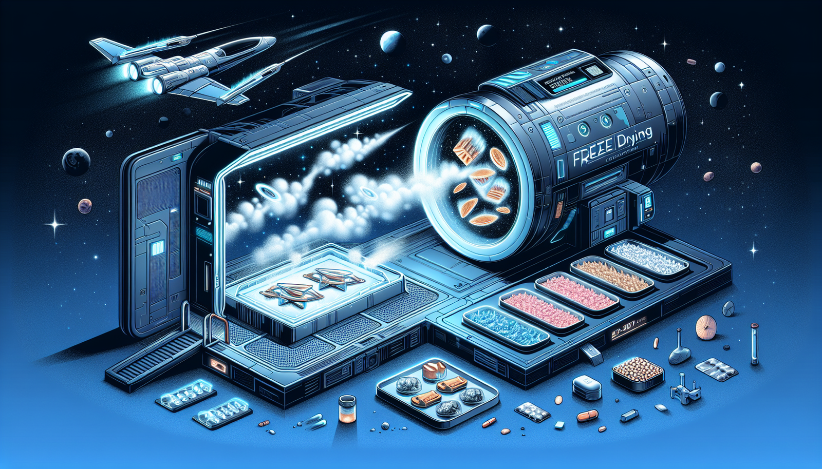 Freeze Drying For Space Travel: Current Challenges And Future Prospects